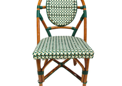 CT-120 Le Gamin Bistro Chair- Green & Ivory